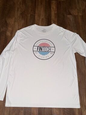 UV Fintech Sun Defense Long Sleeve Fishing Shirt size XL